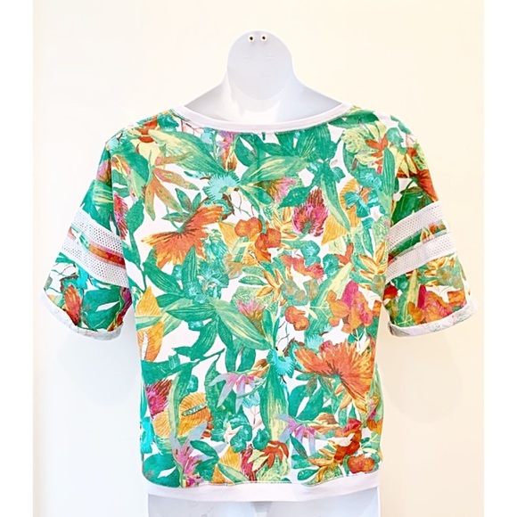 Juicy Couture Tropical Floral Graphic Terry Tee – Size M & XL - Picture 2 of 7